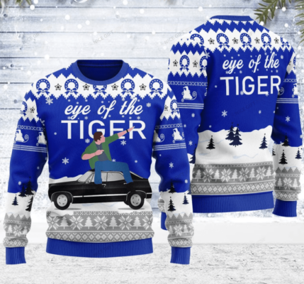 Supernatural Eye Of The Tiger Holiday Christmas Sweatshirts