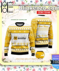 The College of Wooster Uniform Christmas Sweatshirts