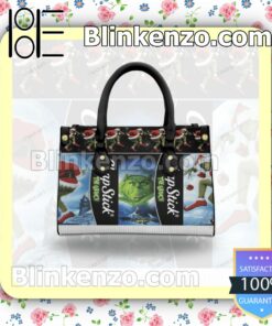 The Grinch Chap Stick Leather Totes Bag b