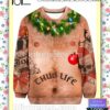 Thug Life Nude Christmas Sweatshirts