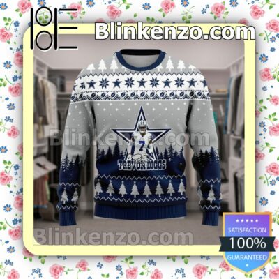 Trevon Diggs #7 Dallas Cowboys Sport Christmas Sweatshirts a