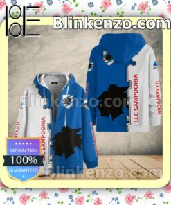 U.C. Sampdoria Bomber Jacket Sweatshirts b