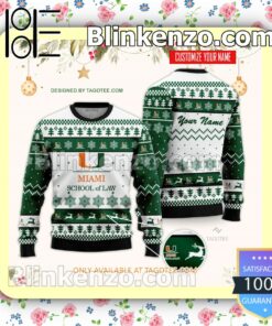 University of Miami School of Law Uniform Christmas Sweatshirts