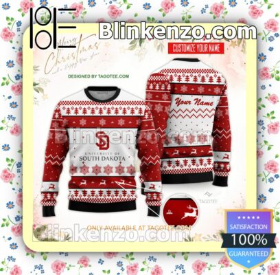 University of South Dakota Uniform Christmas Sweatshirts