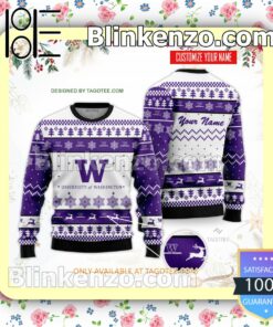 University of Washington Uniform Christmas Sweatshirts