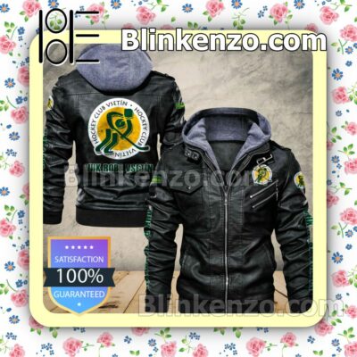 VHK ROBE Vsetín Men Leather Hooded Jacket