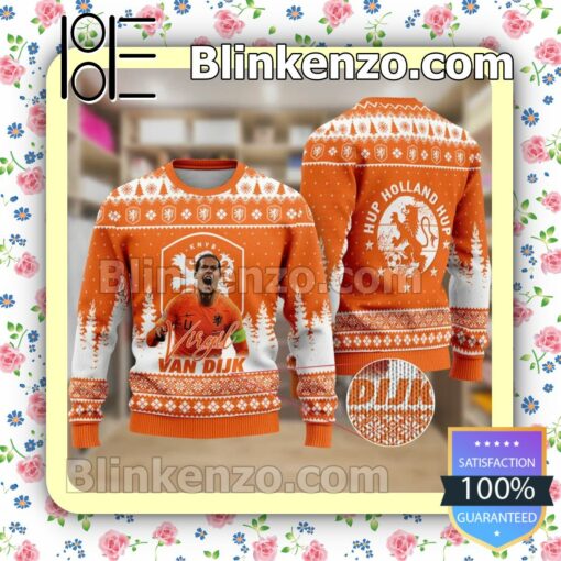 Virgil Van Dijk - Holland Fifa 2022 Sport Christmas Sweatshirts