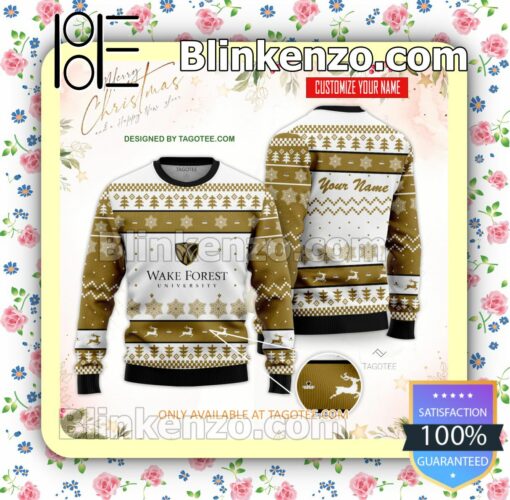 Wake Forest University Uniform Christmas Sweatshirts