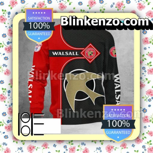 Walsall FC Bomber Jacket Sweatshirts b