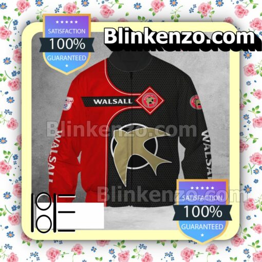 Walsall FC Bomber Jacket Sweatshirts c