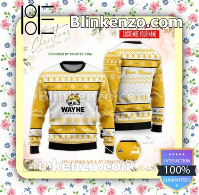 Wayne State College Uniform Christmas Sweatshirts