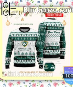 Wayne State University Uniform Christmas Sweatshirts