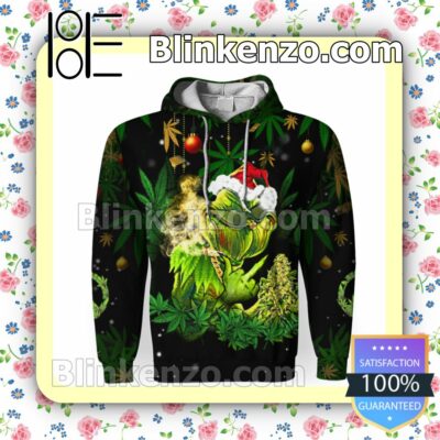 Hot Deal Weed Which One Of You Grinches Stole My Lighter Cannabis Hooded Sweatshirt