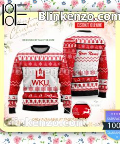 Western Kentucky University Uniform Christmas Sweatshirts