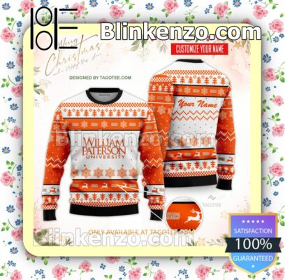 William Paterson University of New Jersey Uniform Christmas Sweatshirts