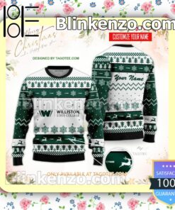 Williston State College Uniform Christmas Sweatshirts