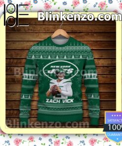 Zach Wilson New York Jets Jach Vick Jets Sport Christmas Sweatshirts a