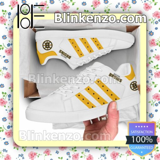 Boston Bruins Hockey Logo Mens Shoes