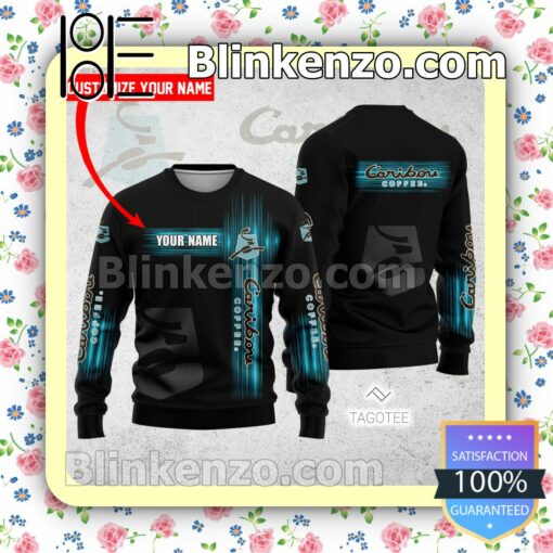Caribou Coffee Brand Pullover Jackets b