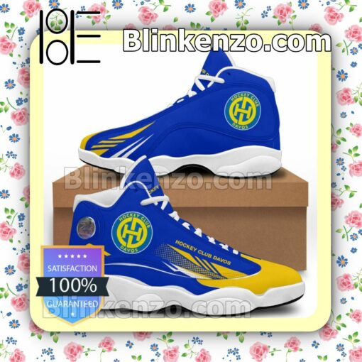 HC Davos Logo Sport Air Jordan Retro Sneakers