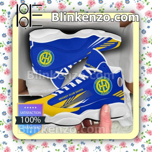 HC Davos Logo Sport Air Jordan Retro Sneakers a