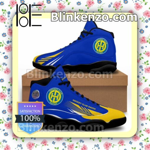 HC Davos Logo Sport Air Jordan Retro Sneakers c