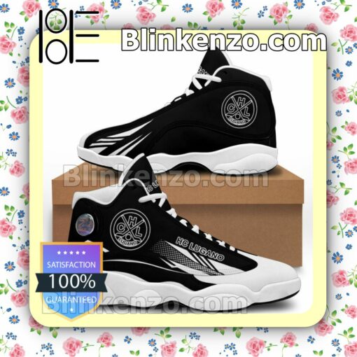 HC Lugano Logo Sport Air Jordan Retro Sneakers