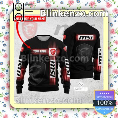 MSI Brand Pullover Jackets b