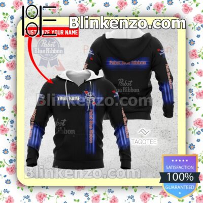 Pabst Blue Ribbon Brand Pullover Jackets a