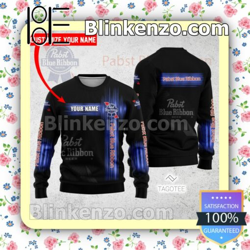 Pabst Blue Ribbon Brand Pullover Jackets b