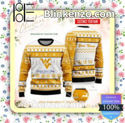 Potomac State College West Virginia University Uniform Christmas Sweatshirts