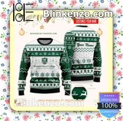 Richard Bland College of the College of William and Mary Uniform Christmas Sweatshirts