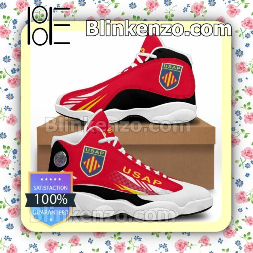 USA Perpignan Logo Sport Air Jordan Retro Sneakers