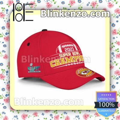 2023 Super Bowl Champions Kansas City Chiefs Adjustable Hat a