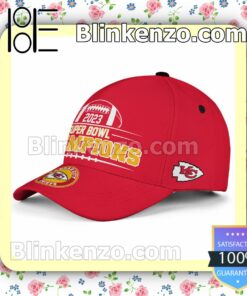 2023 Super Bowl Champions Kansas City Chiefs Adjustable Hat b