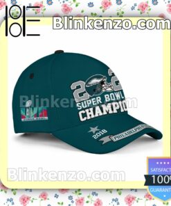 2023 Super Bowl LVII Champions Philadelphia Eagles Adjustable Hat b