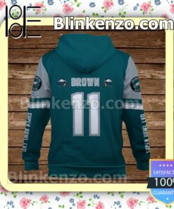A. J. Brown Philadelphia Eagles Pullover Hoodie Jacket b