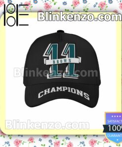 A.J. Brown 11 Champion Philadelphia Eagles Adjustable Hat