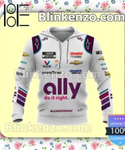 Alex Bowman Car Racing Ally Do It Right Pullover Hoodie Jacket