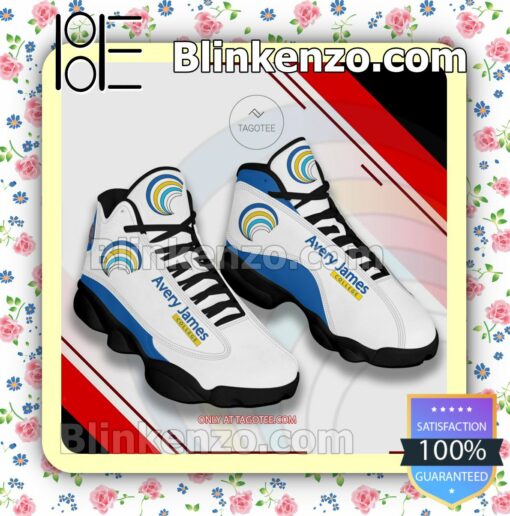 Avery James School of Cosmetology Logo Nike Running Sneakers a