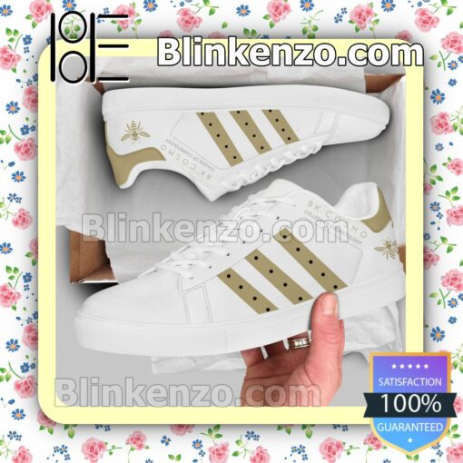 BK Cosmo College of Cosmetology Logo Mens Shoes