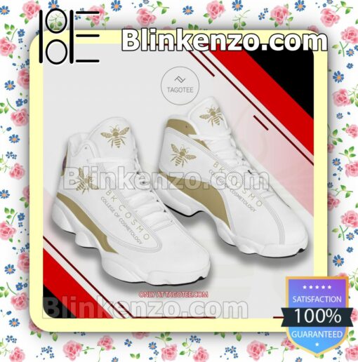 BK Cosmo College of Cosmetology Logo Nike Running Sneakers