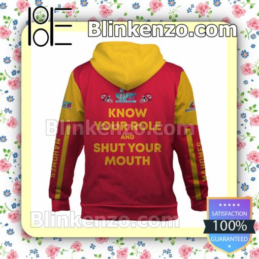 Butker 7 Kansas City Chiefs Know Your Role And Shut Your Mouth Pullover Hoodie Jacket b