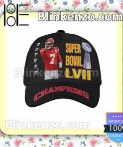 Butker Kansas City Chiefs Super Bowl LVII Champions Adjustable Hat
