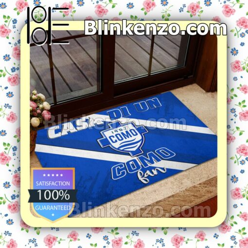 Calcio Como Fan Entryway Mats