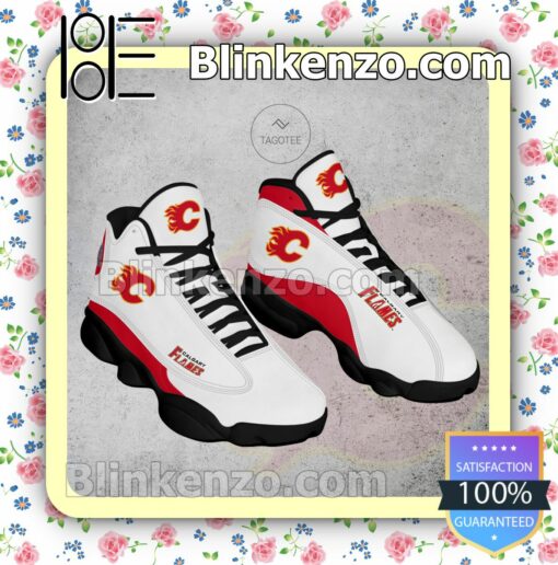Calgary Flames Hockey Workout Sneakers a