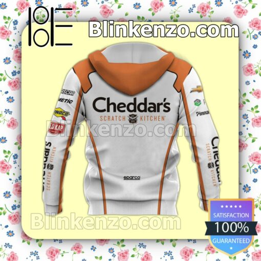 Car Racing Cheddar's Scratch Kitchen Pullover Hoodie Jacket a