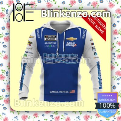 Car Racing Kaulig Companies Daniel Hemric Pullover Hoodie Jacket