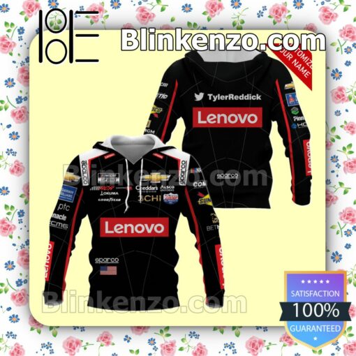 Car Racing Lenovo Tyler Reddick Pullover Hoodie Jacket