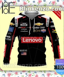 Car Racing Lenovo Tyler Reddick Pullover Hoodie Jacket a